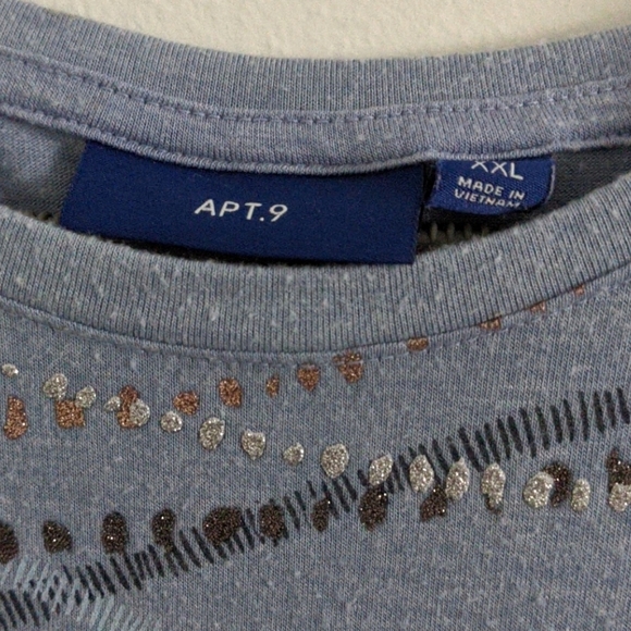 APT.9 size XXL short sleeve t-shirt - Picture 2 of 4